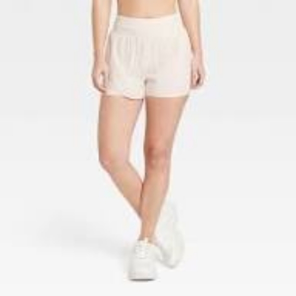 All in Motion Cream Translucent Tulip Shorts NWT, size XL - Picture 2 of 15